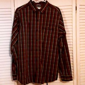 Mens COLUMBIA Omni-Wick Plaid L/S shirt XL